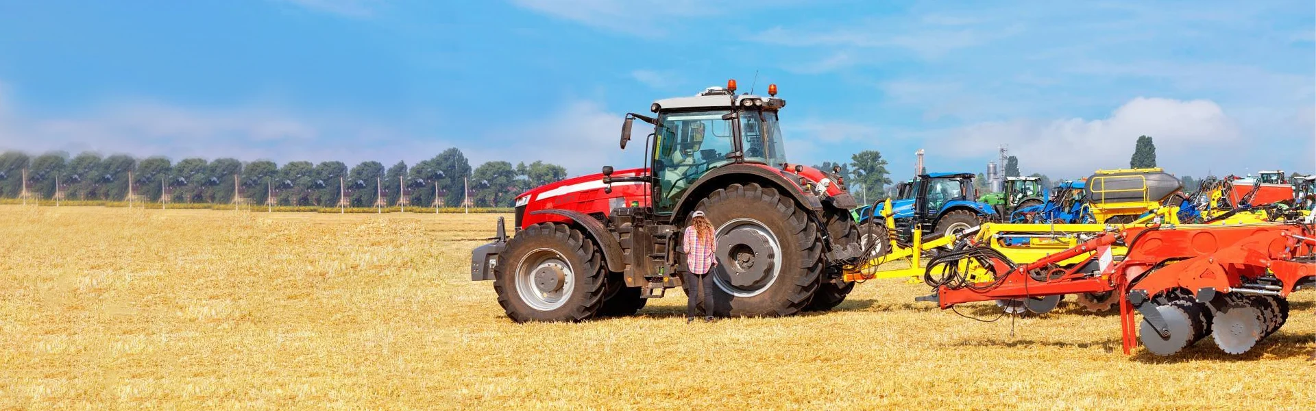 Lampiran traktor pertanian
