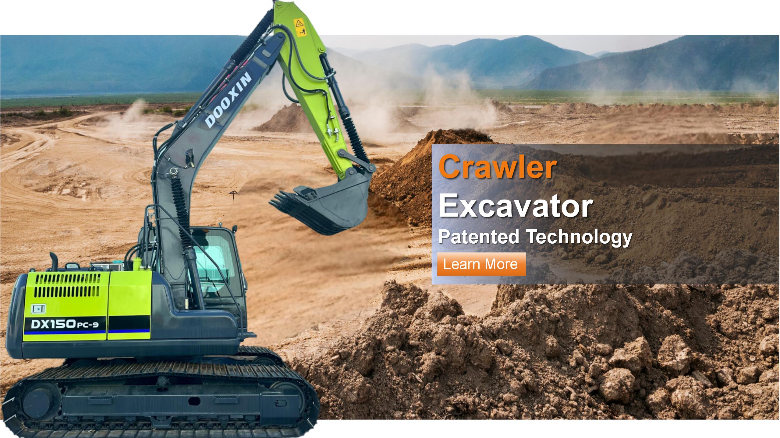Excavator crawler